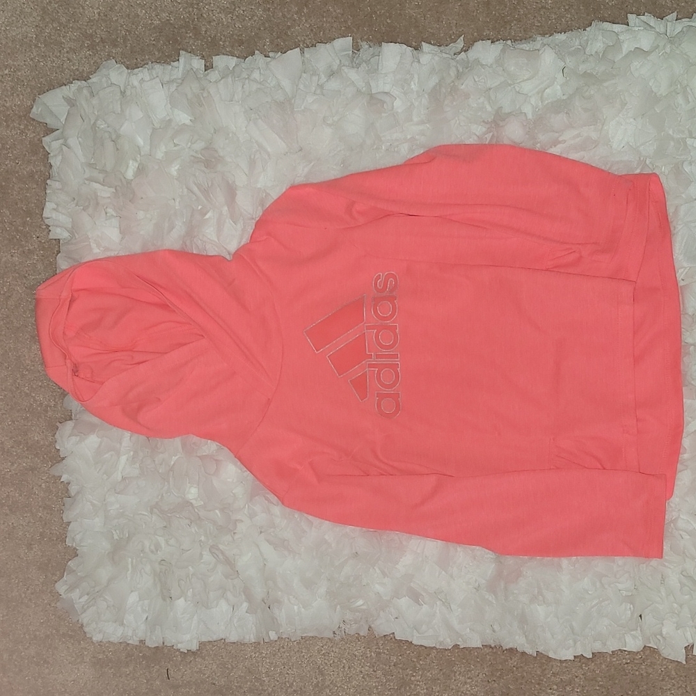 Girls Neon Adidas Hoodie